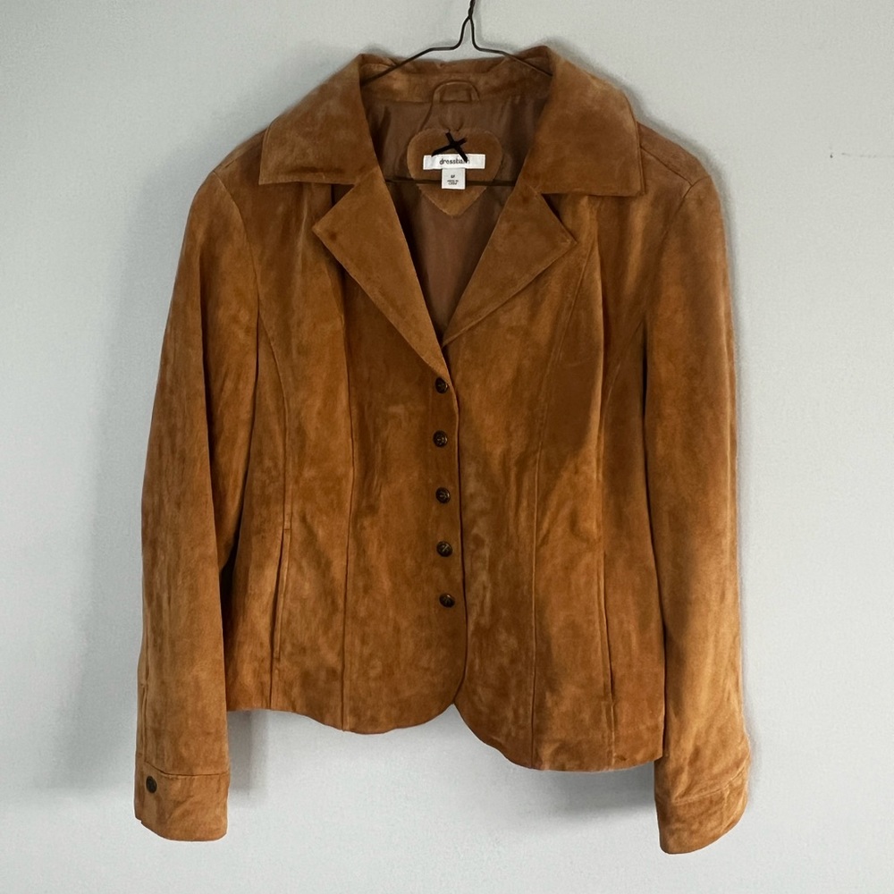 Brown suede jacket